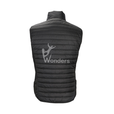 Men's Lightweight Water Resistant Puffer Vest Sleeveless Padded Coat 100% Nylon