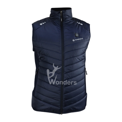 Mens Electric Heated Fashion Fitted Lightweight Puffer Vest Usb Charging Heated