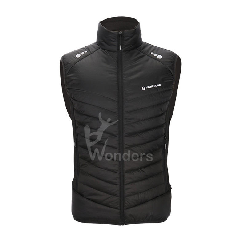 Men's Lightweight Water Resistant Puffer Vest Sleeveless Padded Coat 100% Nylon