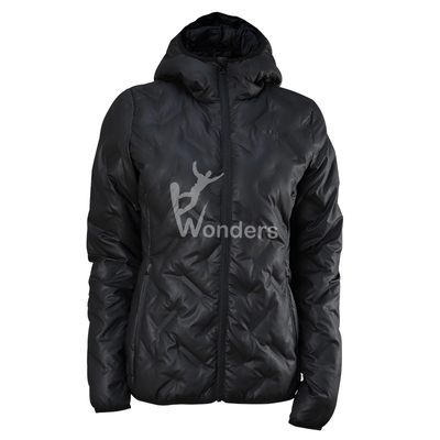 Women'S Padding Jacket With Fixed Hood