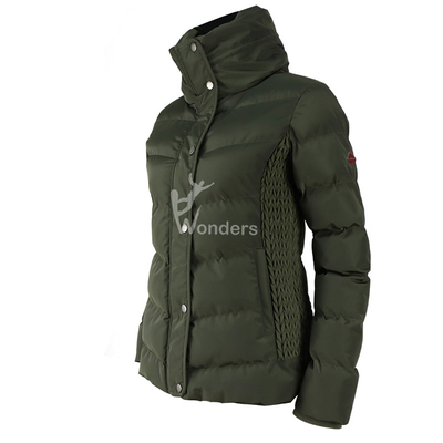 Adult Stretch 80/20 Duck Down Hoodie Jacket Water Resistant