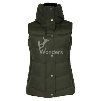 Women'S Slim Padding Vest Sleeveless