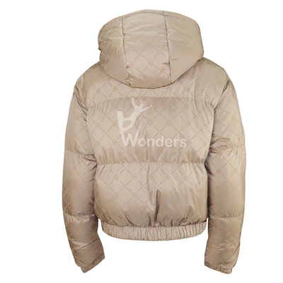 Womens Printing Trendy Puffer Lady Padding Jacket