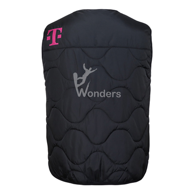 Men's Unique Lightweight Puffer Vest No Sleeve black quilted bodywarmer