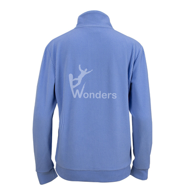 Recycled Womens Breathable Fleece Jacket 1/4 Zip Up Placket Open