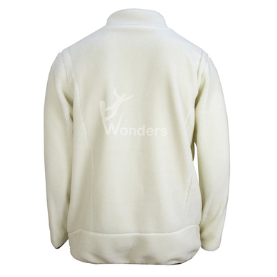 Men's Recycled Fleece Jacket Full Zip Lined Sherpa 100% Polyester