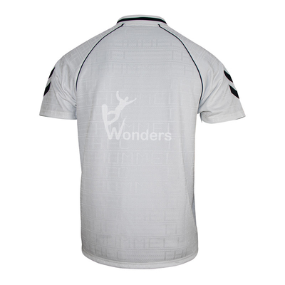 Men’S Short Sleeve V Neck Ball Uniform T-Shirt With Polyester Jacquard Fabric