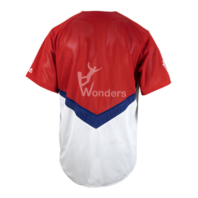 Men’S Contrast Color Short Sleeve Plus Size Baseball T-Shirt
