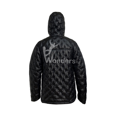 Seemless Men'S Down Jacket Hoodie Jacket Long Sleeve Customized
