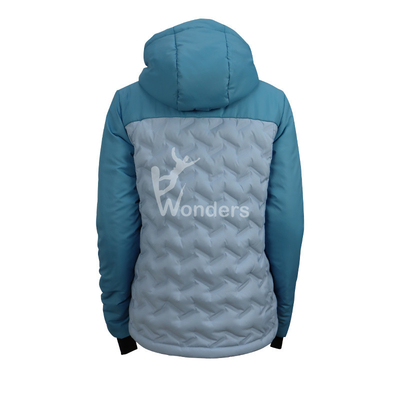 Women's Seemless Heat Sports Down Jackets Water Resistant Puffer