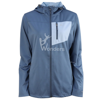 Warm Breathable Soft Outdoor Knit Composite Softshell Jacket Women's