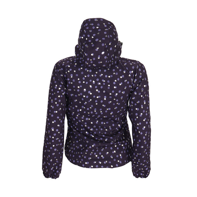 4 Way Stretch Bonded Microfleece Windproof Softshell Jackets With Shiny Print