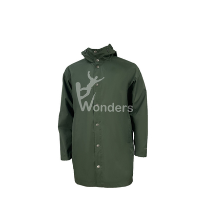 Mens Lightweight Long Raincoat Rain Waterproof Jackets Windbreaker
