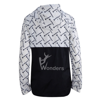 Lightweight Womens Waterproof Jacket Packable 1/4 Zip Windbreaker Stamping