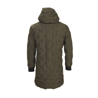 Women's Welded Tunnel Seemless Padded Puffer Parka Jackets With Fix Hood