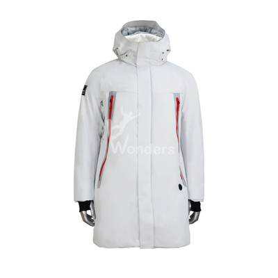 Hooded Puffer Parka Jackets For Men Insulated Heated Coat