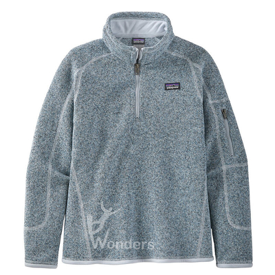 Women' s Recycled Fleece Pullover 1/4 Zip Fleece Jacket Cozy