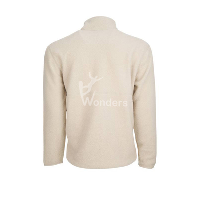 Men's 1/2 Snap Up Mock Neck Fleece Pullover With Side Pockets