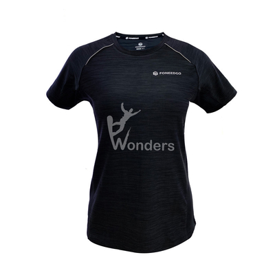 Women's Quick Dry Running Breathable Sports T Shirts Melange Contrast Color