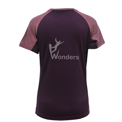 Women's Quick Dry Running Breathable Sports T Shirts Melange Contrast Color