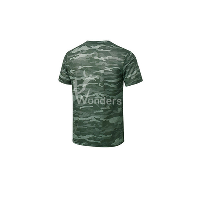 Men's Causal Running Outdoor Breathable Sports T Shirts Camouflage Printing