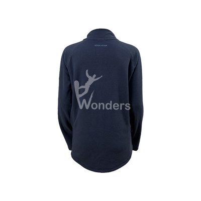 Full Zip Breathable Fleece Jacket Women's Micro Fleece Jacket Black
