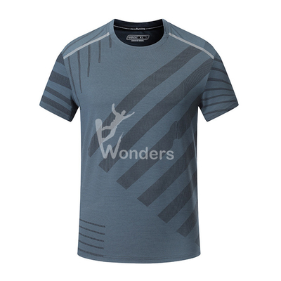 Compression Print Traning Men Graphic Breathable Sports T Shirts Gym Short Sleeve