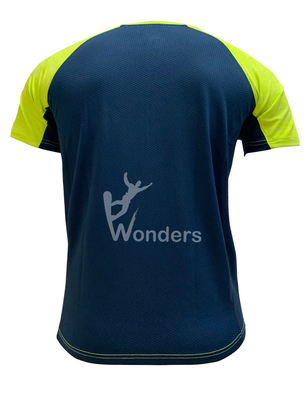 Men's Short Sleeve Sweatshirts Quick Dry 1/4 Fly Zip Gym Running