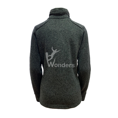 Woman's Casual Breathable Fleece Jacket Full Zip Up Fleece Jacket Autumn
