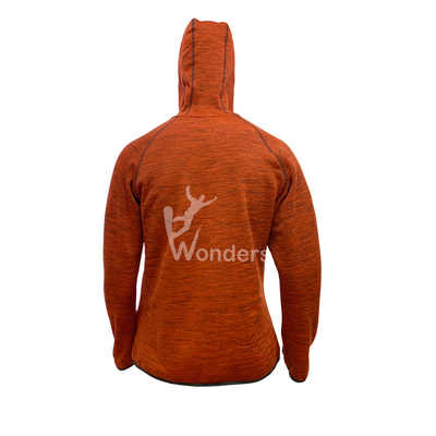 Melange Full Zip Fleece Lined Waterproof Jacket Men's Customized