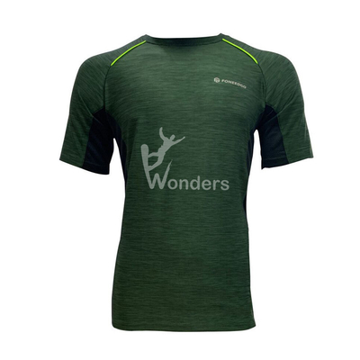 Men' s Quick Dry Short Sleeve Running T-Shirts Round Neck