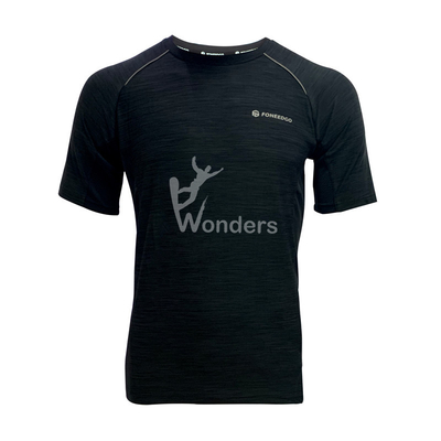 Men' s Quick Dry Short Sleeve Running T-Shirts Round Neck