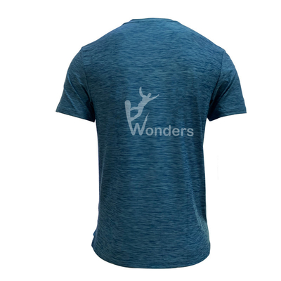 Mens Quick Dry Short Sleeve RunningBreathable Sports T Shirts Round Neck