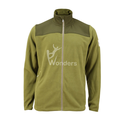 Mens 100% Recycled Full Zip Fleece Jacket Plastic CF zip
