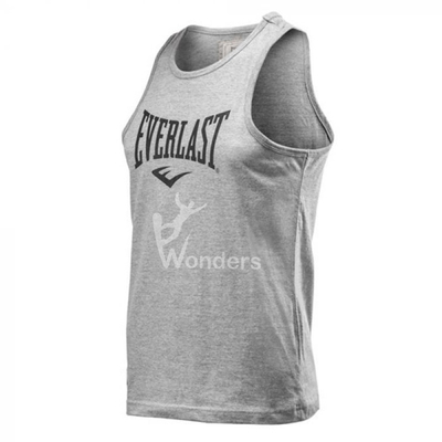 Men's Breathable Gym T Shirts Classic Cotton Tank Jersey Sports TOP