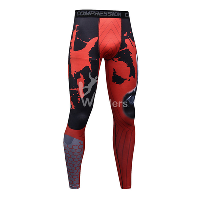 Men's Printed Skins Compression Leggings Gym Tights