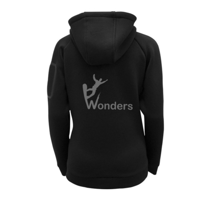 Women's Full Zip Up Pullover Hoodies Sweatshirts Sandwich Hoodie Jacket