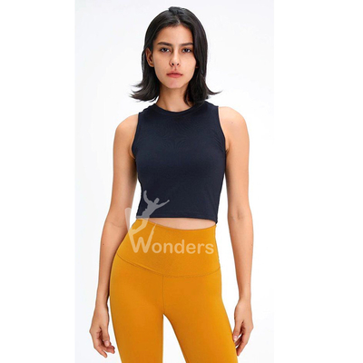 Women Round Neck Running Tank Tops Small Sleeveless Vest