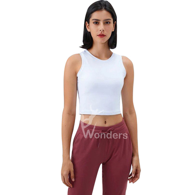 Women Round Neck Running Tank Tops Small Sleeveless Vest