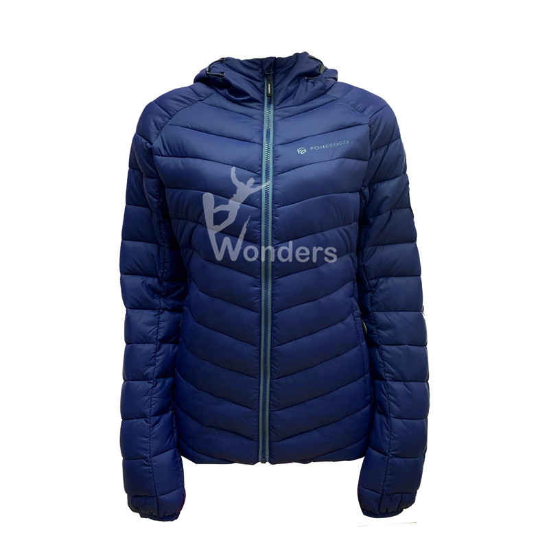 Women's Lightweight Hooded Outdoor Insulated Jackets Packable