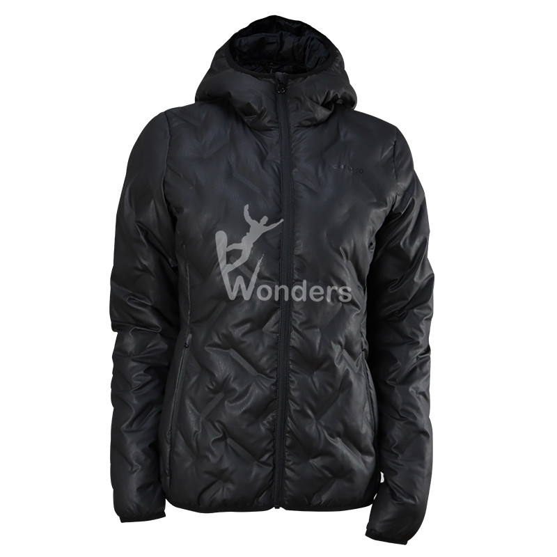 Women'S Padding Jacket With Fixed Hood