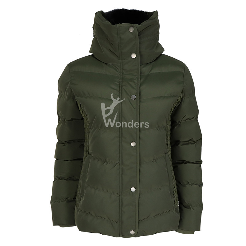 Adult Stretch 80/20 Duck Down Hoodie Jacket Water Resistant
