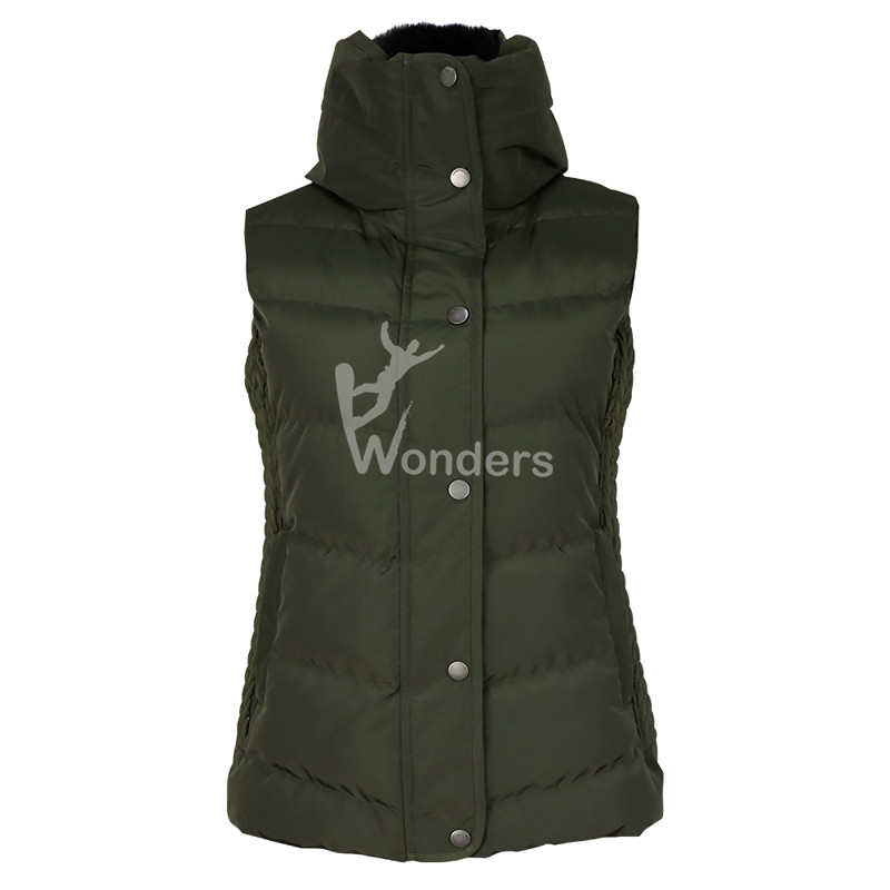 Women'S Slim Padding Vest Sleeveless