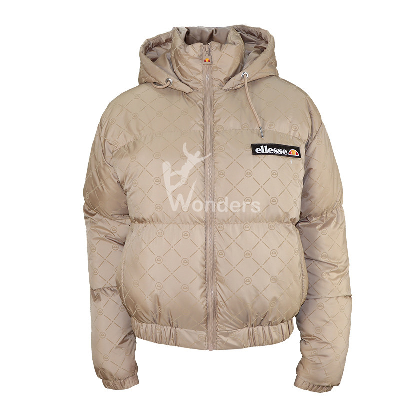 Womens Printing Trendy Puffer Lady Padding Jacket