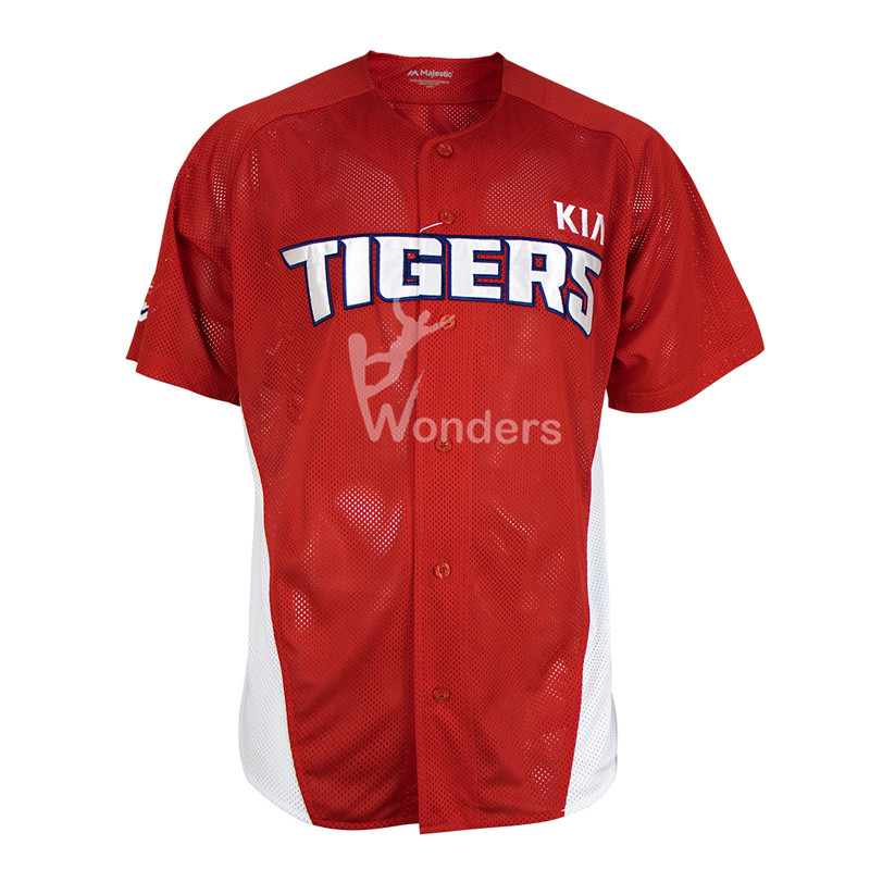 Men’S Contrast Color Short Sleeve Plus Size Baseball T-Shirt