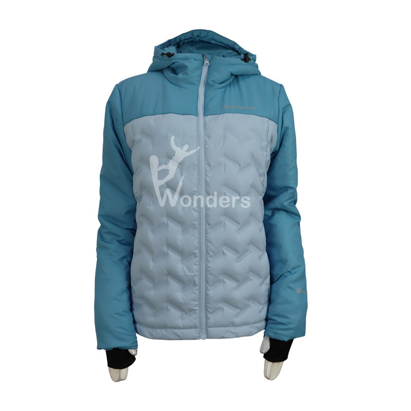 Women's Seemless Heat Sports Down Jackets Water Resistant Puffer