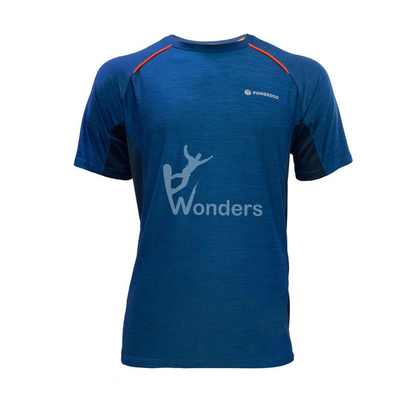 Men' s Quick Dry Short Sleeve Running T-Shirts Round Neck