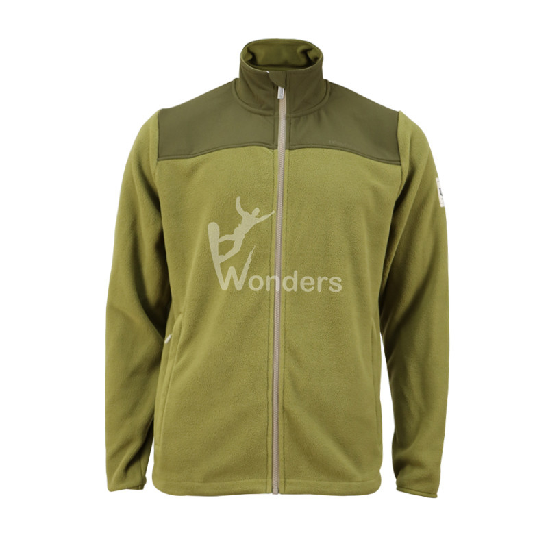 Mens 100% Recycled Full Zip Fleece Jacket Plastic CF zip
