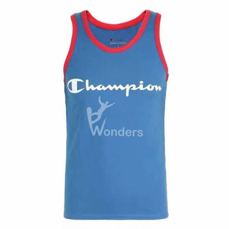 Men's Breathable Gym T Shirts Classic Cotton Tank Jersey Sports TOP