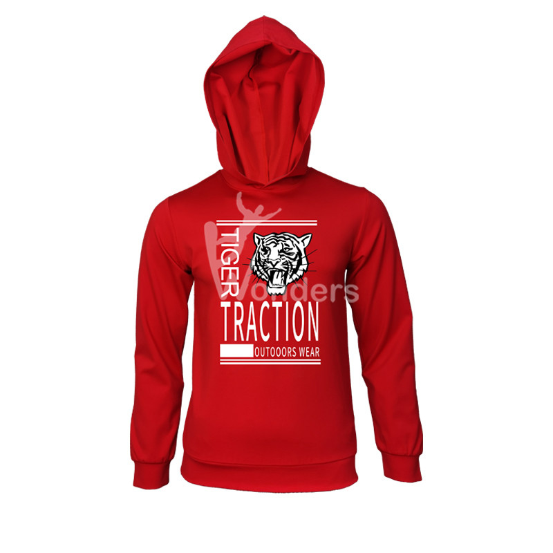 Viscose Long Sleeve Pullover Hooded Sweatshirt Men's Light Weight